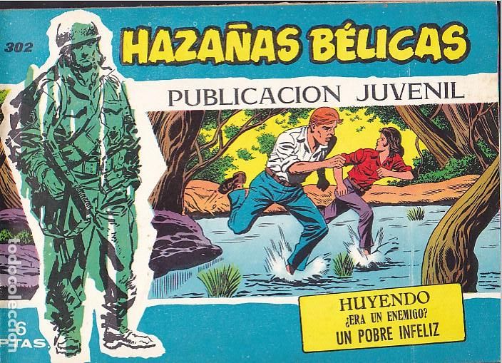 Tebeos: COMIC HAZA&Ntilde;AS BELICAS AZULES N&ordm; 302 - Foto 1