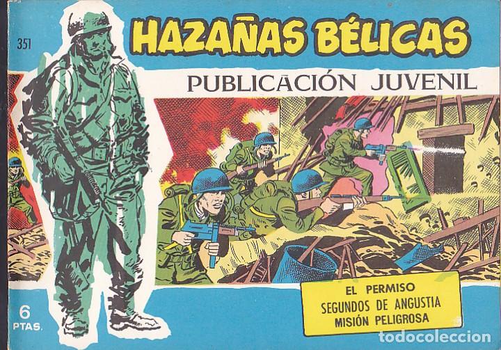 Tebeos: COMIC COLECCION HAZA&Ntilde;AS BELICAS N&ordm; 351 - Foto 1