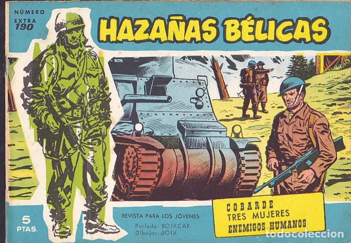 Tebeos: HAZA&Ntilde;AS BELICAS AZULES N&ordm; 190 - Foto 1
