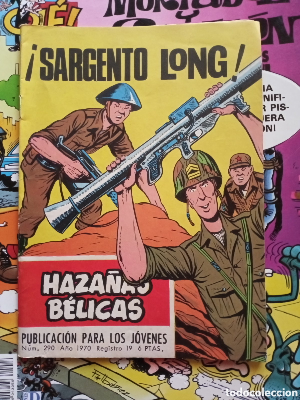 Tebeos: Haza&ntilde;as b&eacute;licas 290 Sargento Long cj80 - Foto 1
