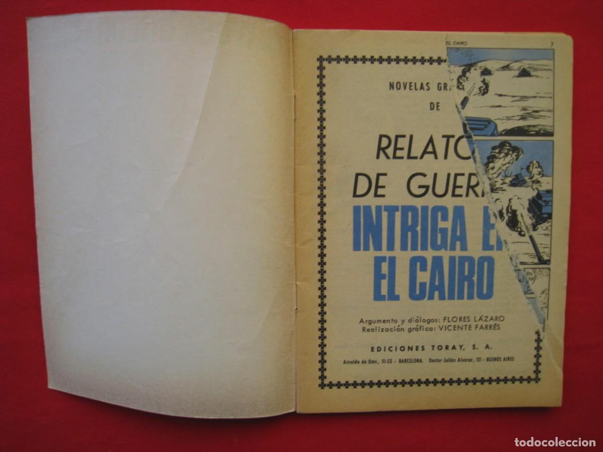 Tebeos: RELATOS DE GUERRA - N&ordm; 124 - INTRIGA EN EL CAIRO - EDICIONES TORAY. - Foto 3