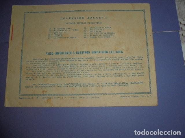 Tebeos: AZUCENA N&ordm; 26 - HOGAR DULCE HOGAR - EDICIONES TORAY. - Foto 2