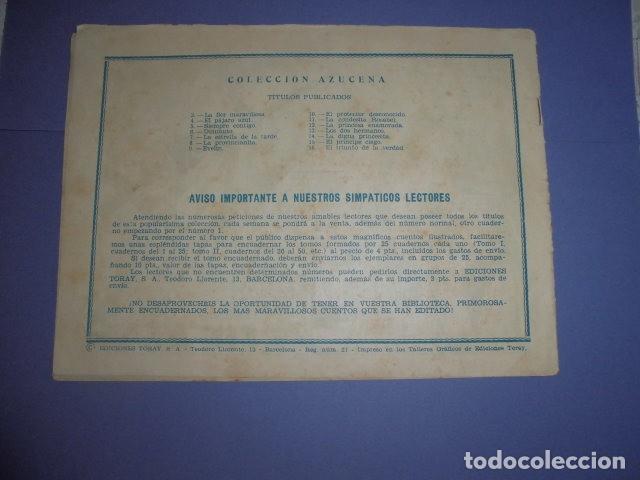 Tebeos: AZUCENA N&ordm; 16 - EL TRIUNFO DE LA VERDAD - EDICIONES TORAY. - Foto 2