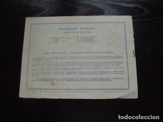 Tebeos: AZUCENA N&ordm; 90 - LOS RUBIES DEL PRINCIPE - EDICIONES TORAY. - Foto 2