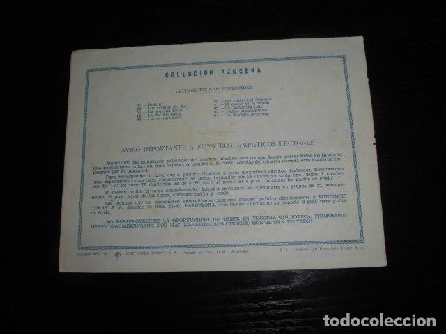 Tebeos: AZUCENA N&ordm; 94 - LA DONCELLA GENEROSA - EDICIONES TORAY. - Foto 2