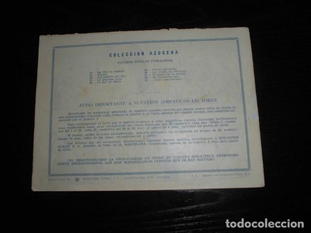 Tebeos: AZUCENA N&ordm; 93 - ADIOS, MANCHITAS - EDICIONES TORAY. - Foto 2