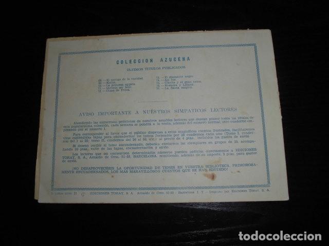 Tebeos: AZUCENA N&ordm; 77 - LA FLAUTA MAGICA - EDICIONES TORAY. - Foto 2
