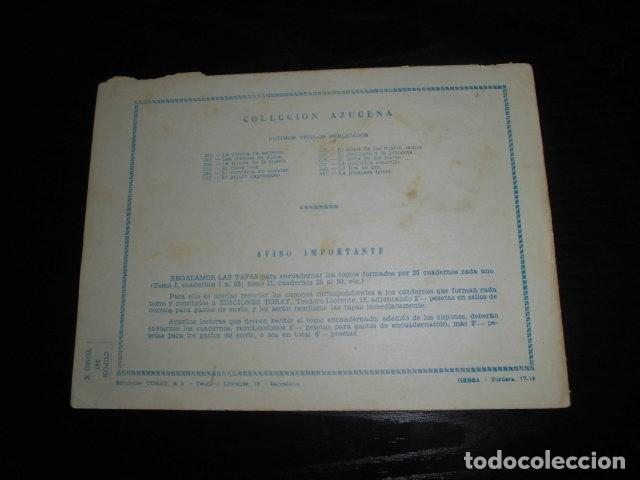 Tebeos: AZUCENA N&ordm; 241 - LA PRINCESA TRISTE - EDICIONES TORAY. - Foto 2