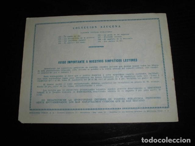 Tebeos: AZUCENA N&ordm; 219 - LOS PATINES DE ORO - EDICIONES TORAY. - Foto 2