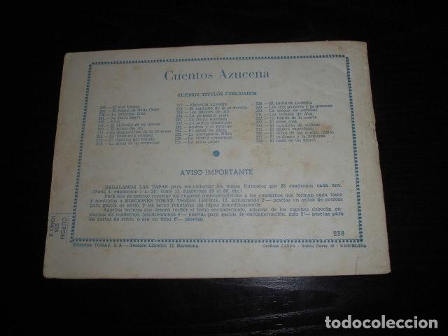 Tebeos: CUENTOS AZUCENA N&ordm; 238 - EL HADA DE LOS MARES - EDICIONES TORAY. - Foto 2