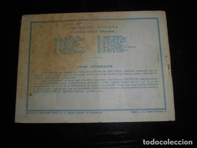 Tebeos: AZUCENA N&ordm; 348 - EL FRUTO DEL TRABAJO - EDICIONES TORAY. - Foto 2