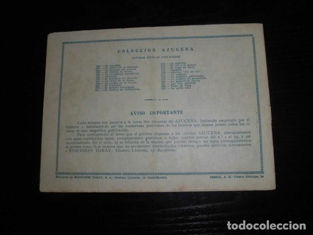 Tebeos: AZUCENA N&ordm; 383 - LA PERLA AZUL - EDICIONES TORAY. - Foto 2