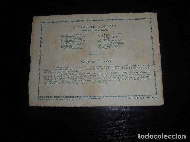 Tebeos: AZUCENA N&ordm; 382 - RAYO DE LUNA - EDICIONES TORAY. - Foto 2