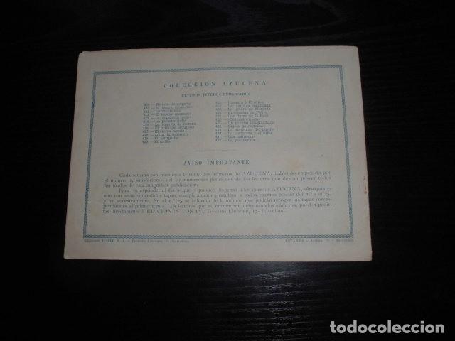 Tebeos: AZUCENA N&ordm; 432 - LA PUEBLERINA - EDICIONES TORAY. - Foto 2