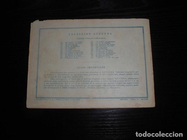 Tebeos: AZUCENA N&ordm; 438 - VERONICA Y EL REY DEL LAGO - EDICIONES TORAY. - Foto 2