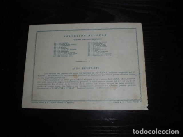 Tebeos: AZUCENA N&ordm; 483 - CAMPANAS DE LA ERMITA - EDICIONES TORAY. - Foto 2
