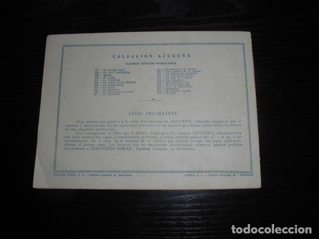 Tebeos: AZUCENA N&ordm; 479 - EL GUIA - EDICIONES TORAY. - Foto 2