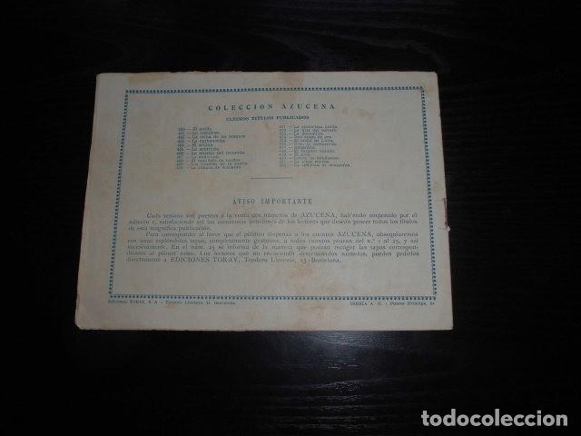 Tebeos: AZUCENA N&ordm; 482 - LA SE&Ntilde;ORITA DE COMPA&Ntilde;IA - EDICIONES TORAY. - Foto 2