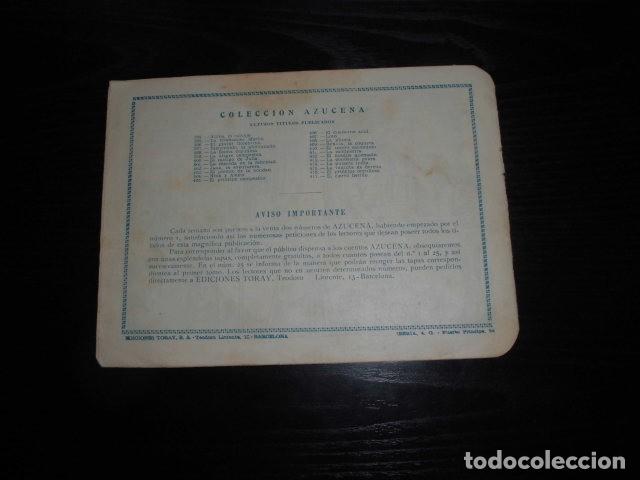 Tebeos: AZUCENA N&ordm; 417 - EL CIERVO HERIDO - EDICIONES TORAY. - Foto 2