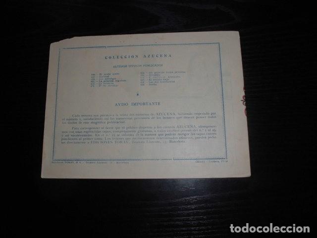 Tebeos: AZUCENA N&ordm; 459 - ISOLDA - EDICIONES TORAY. - Foto 2