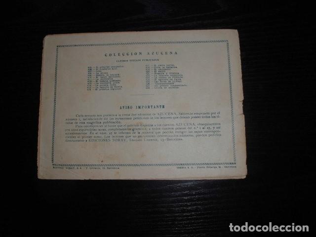 Tebeos: AZUCENA N&ordm; 428 - LLUVIA DE ESTRELLAS - EDICIONES TORAY. - Foto 2