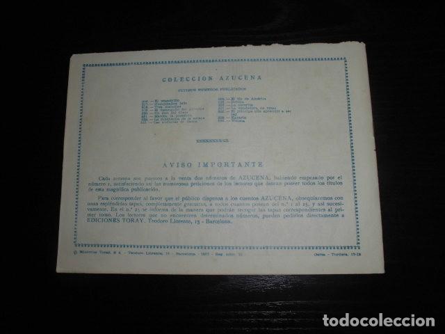 Tebeos: AZUCENA N&ordm; 530 - VIOLETA - EDICIONES TORAY. - Foto 2