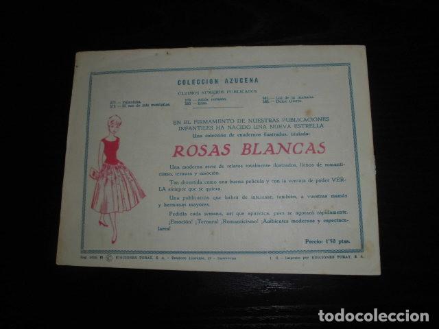 Tebeos: AZUCENA N&ordm; 582 - DULCE GLORIA - EDICIONES TORAY. - Foto 2