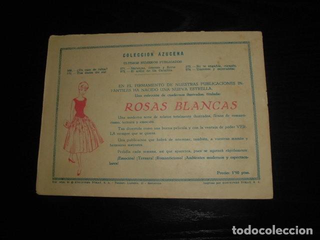 Tebeos: AZUCENA N&ordm; 574 - ILUSIONES Y ESPERANZAS - EDICIONES TORAY. - Foto 2