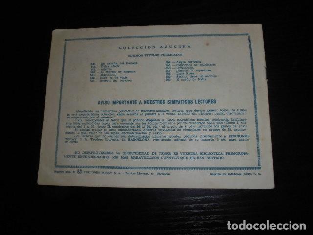 Tebeos: AZUCENA N&ordm; 560 - EL SUE&Ntilde;O DE NATIA - EDICIONES TORAY. - Foto 2