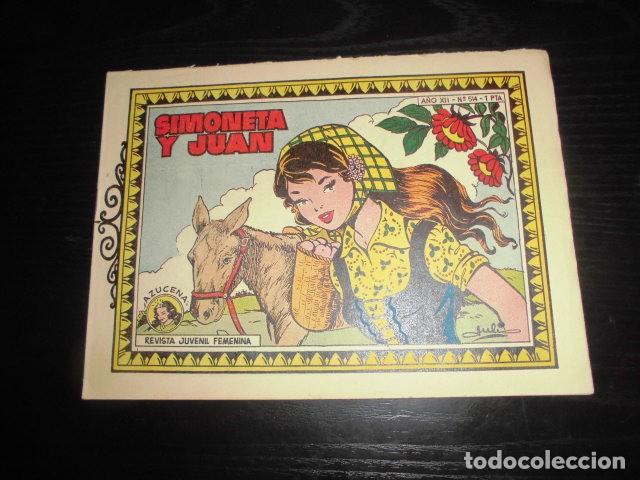 Tebeos: AZUCENA N&ordm; 514 - SIMONETA Y JUAN - EDICIONES TORAY. - Foto 1