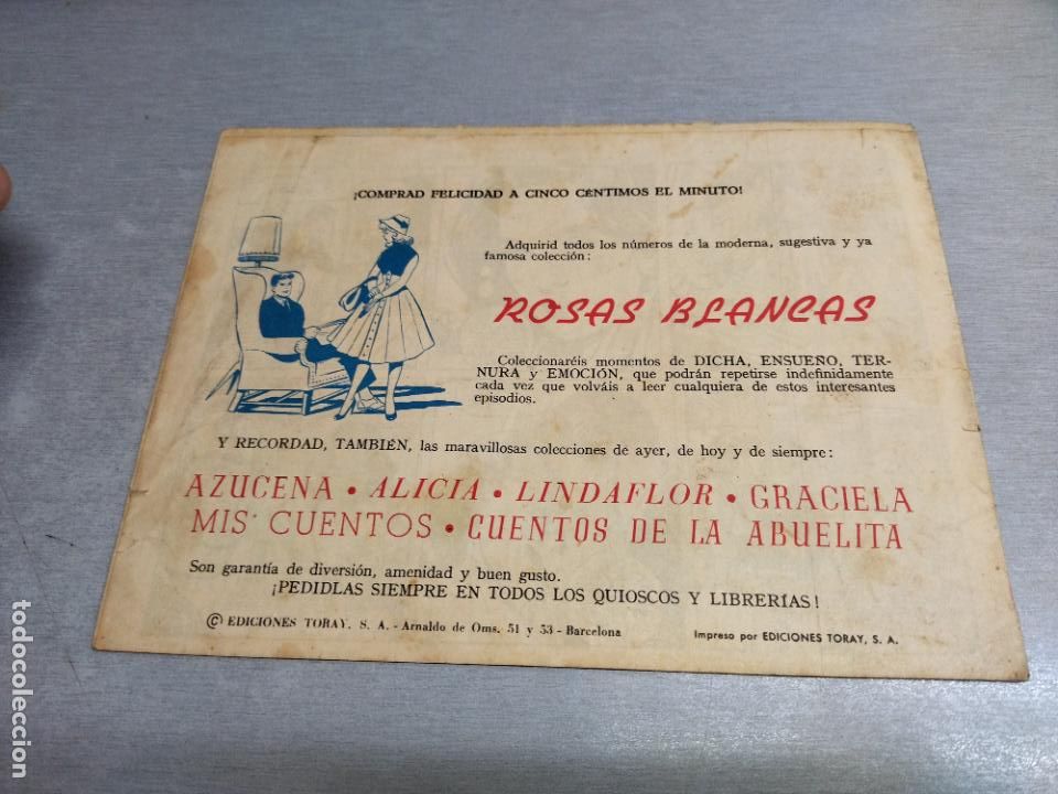 Tebeos: ROSAS BLANCAS N&ordm; 15 / TORAY - Foto 2