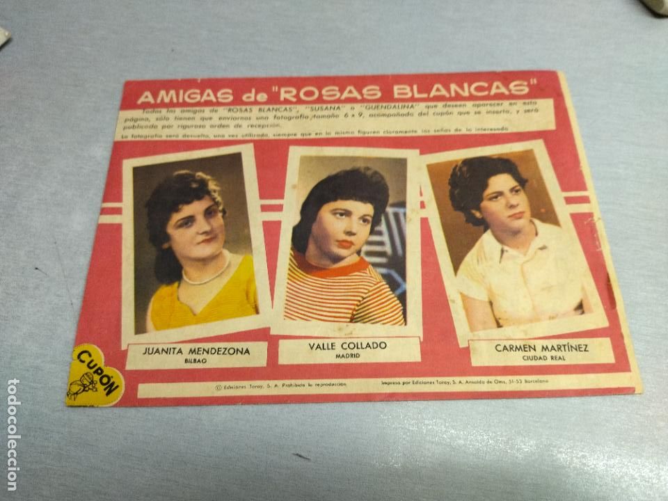 Tebeos: ROSAS BLANCAS N&ordm; 106 / TORAY - Foto 2