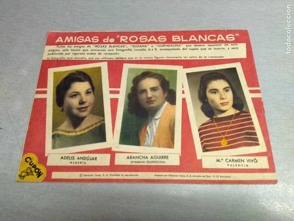 Tebeos: ROSAS BLANCAS N&ordm; 111 / TORAY - Foto 2