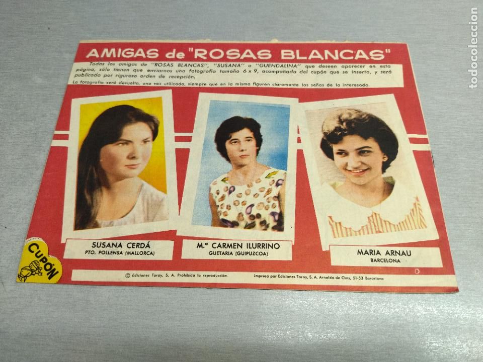 Tebeos: ROSAS BLANCAS N&ordm; 117 / TORAY - Foto 2