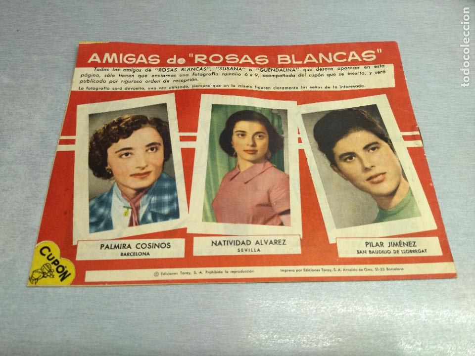Tebeos: ROSAS BLANCAS N&ordm; 124/ TORAY - Foto 2
