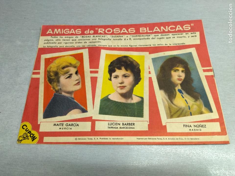 Tebeos: ROSAS BLANCAS N&ordm; 127 / TORAY - Foto 2