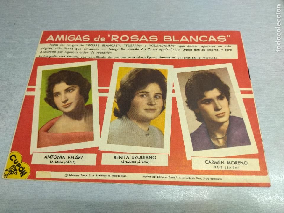 Tebeos: ROSAS BLANCAS N&ordm; 131 / TORAY - Foto 2