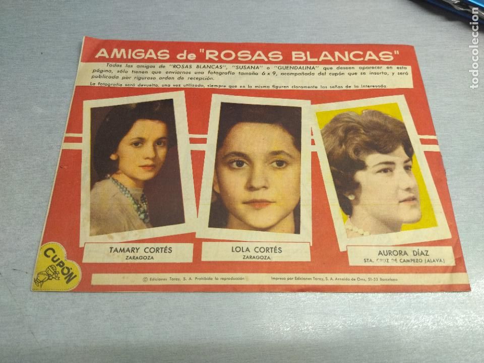 Tebeos: ROSAS BLANCAS N&ordm; 138 / TORAY - Foto 2