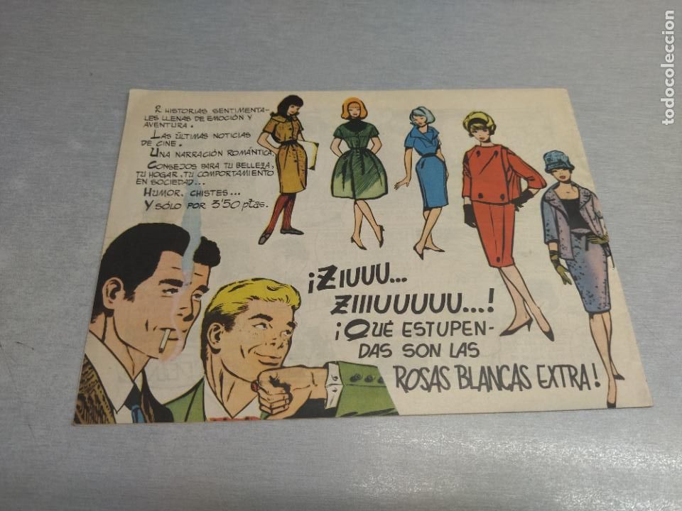 Tebeos: COLECCI&Oacute;N ROSAS BLANCAS N&ordm; 152 / TORAY - Foto 2