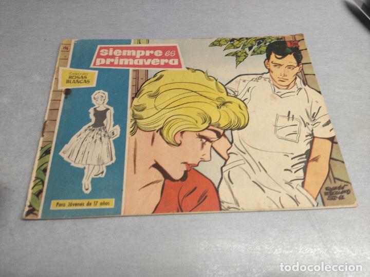 Tebeos: COLECCI&Oacute;N ROSAS BLANCAS N&ordm; 196 / TORAY - Foto 1