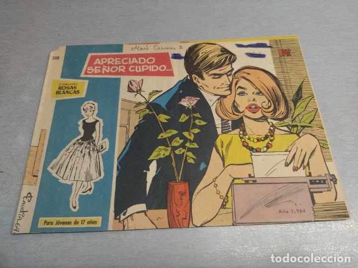 Tebeos: COLECCI&Oacute;N ROSAS BLANCAS N&ordm; 308 / TORAY - Foto 1