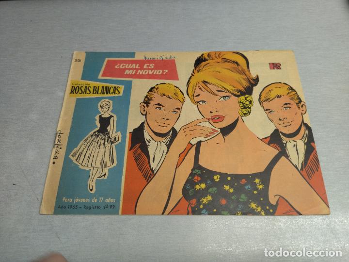 Tebeos: COLECCI&Oacute;N ROSAS BLANCAS N&ordm; 358 / TORAY - Foto 1