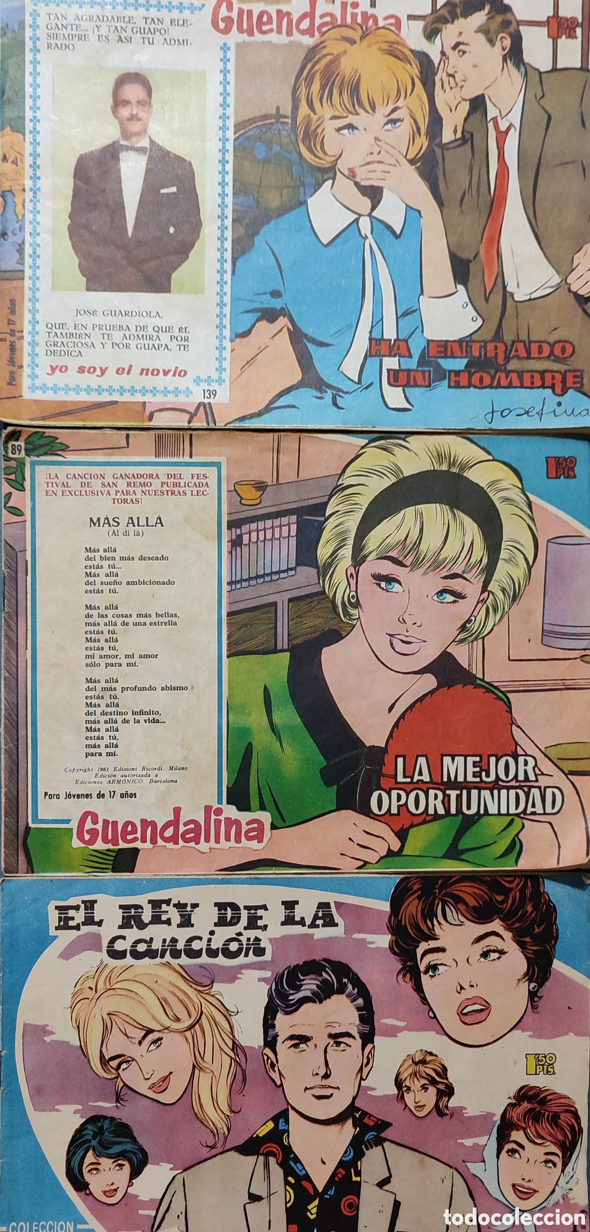 Tebeos: Lote de 15 Guendalina a&ntilde;o 1959 - Foto 2