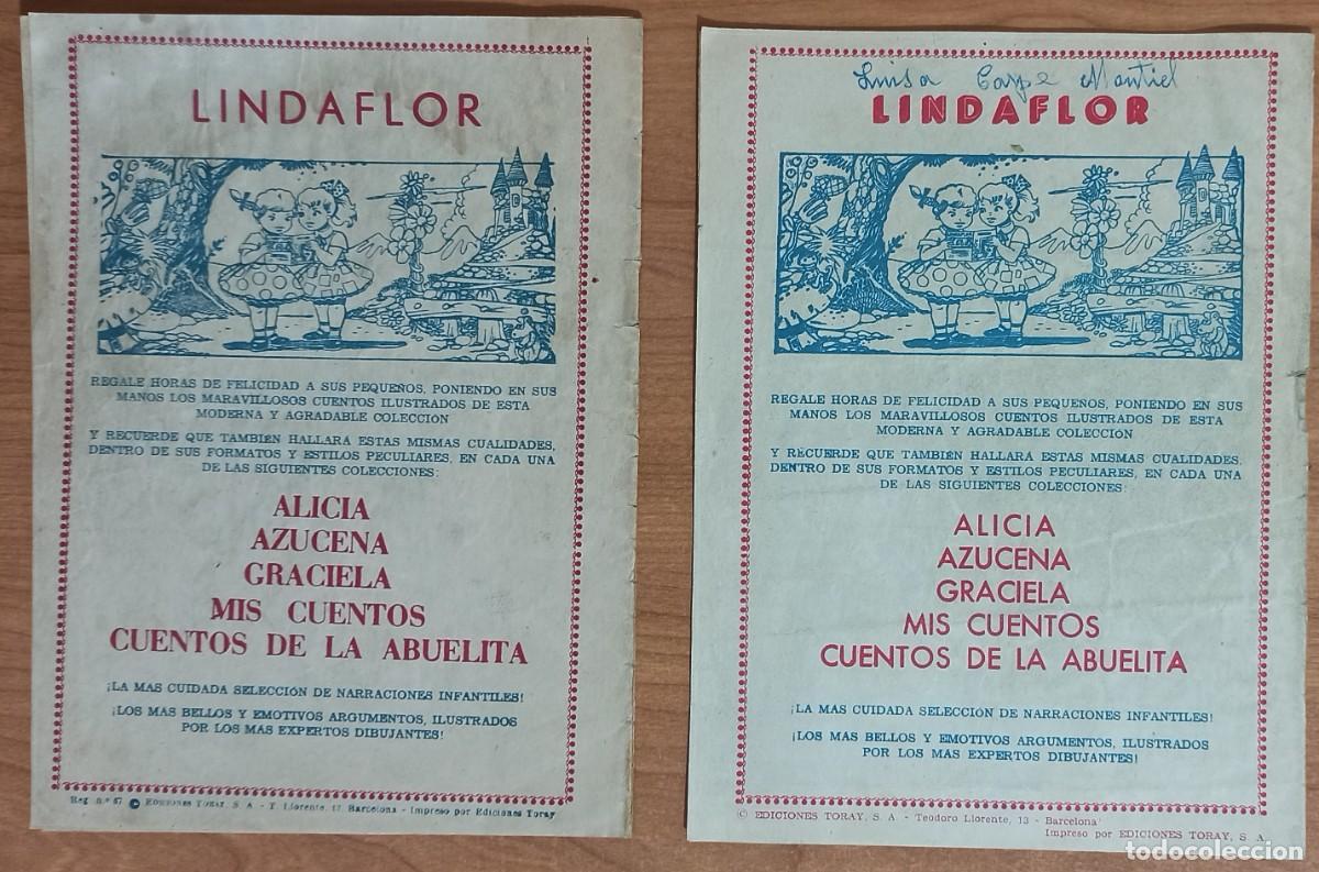 Tebeos: COLECCION LINDAFLOR DOS EJEMPLARES N&ordm; 85 Y 130 - TORAY. - Foto 2