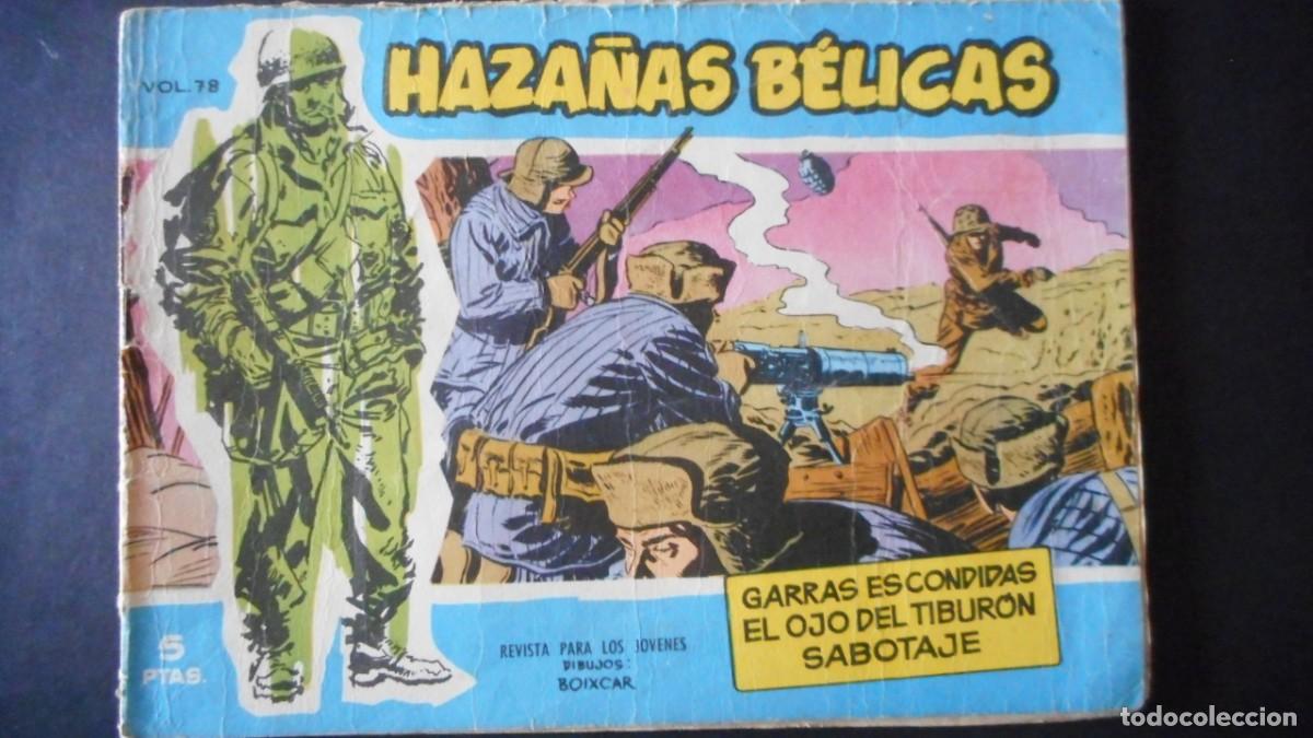 Tebeos: HAZA&Ntilde;AS B&Eacute;LICAS N&ordm; 78 / C-16 - Foto 1
