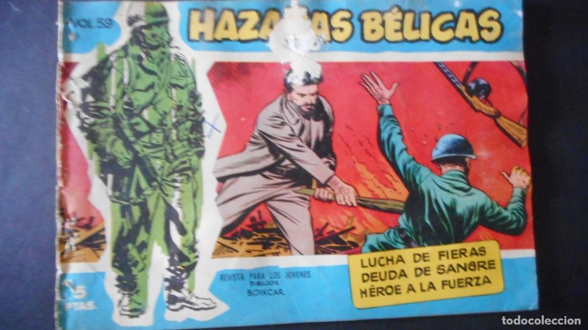 Tebeos: HAZA&Ntilde;AS B&Eacute;LICAS N&ordm; 59 / C-16 - Foto 1
