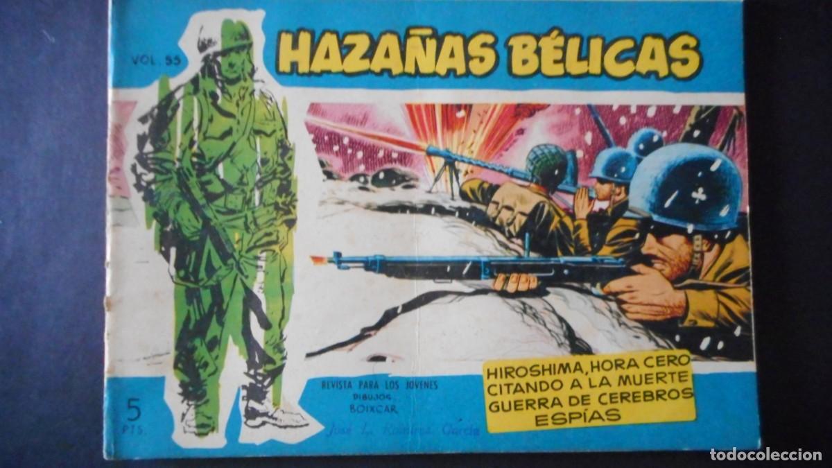 Tebeos: HAZA&Ntilde;AS B&Eacute;LICAS N&ordm; 55 / C-16 - Foto 1