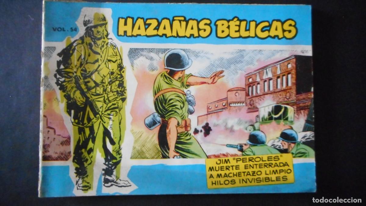 Tebeos: HAZA&Ntilde;AS B&Eacute;LICAS N&ordm; 54 / C-16 - Foto 1