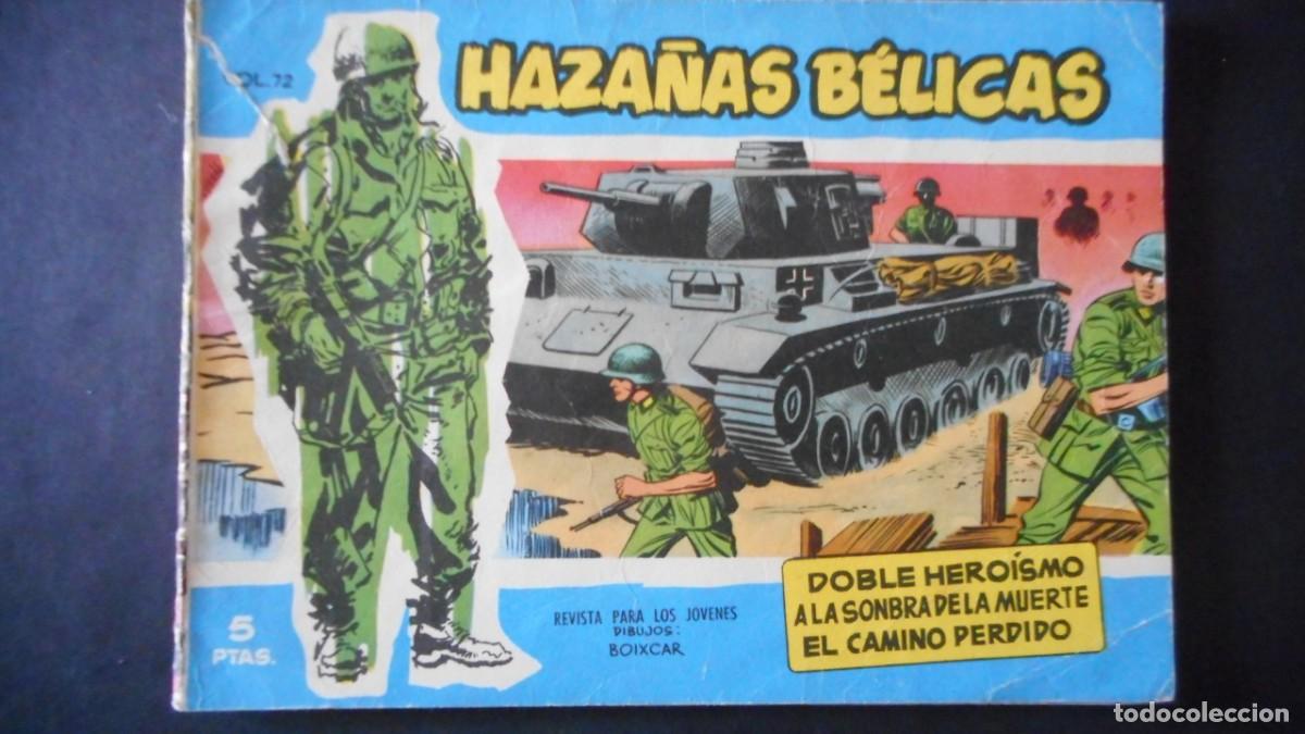 Tebeos: HAZA&Ntilde;AS B&Eacute;LICAS N&ordm; 72 / C-16 - Foto 1