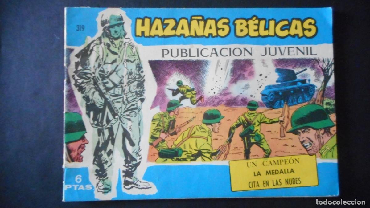 Tebeos: HAZA&Ntilde;AS B&Eacute;LICAS N&ordm; 319 / C-16 - Foto 1